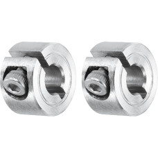 išteklių žemėlapis Pack of 2 Shaft Collar 6mm Bore Single Split 304 nerūdijančio plieno spaustuvo veleno apykaklės pramoninės automatikos konvejerių juostų sistemoms