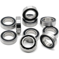 MeVCWF 15267-2RS CB, skirtas kėgliams ABEC-7 15x26x7 mm Stahl Hybrid Keramik Gummi Dichtung 15267RS CB Fahrrad Lager, hinten Hub (15267 RS CB)