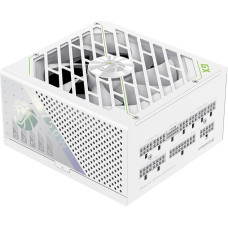 GAMEMAX GX-750G PRO kompiuterio maitinimo šaltinis 750 W, visiškai modulinis, ATX3.1, PCIe5.1, 12V-2x6 jungtis, 80 Plus Gold, 105 °C japoniški kondensatoriai, 7 apsaugos grandinės, baltos spalvos