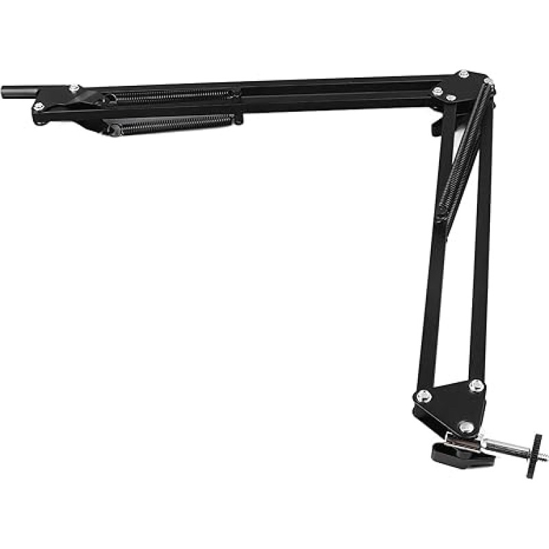 Mikroskopo rankos stovas, sulankstomas monokulinio mikroskopo lankstus stovas, 360 laipsnių reguliuojamos rankos ir 42 mm objektyvo žiedo rinkinys, pramoninis kameros laikiklis laboratorijai, pramonei