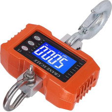 1000 kg 2000 lb Hang Scale High Accuracy Crane Scale Remote Control Digital Display for Warehouse, Luggage Scale, Weight Scale