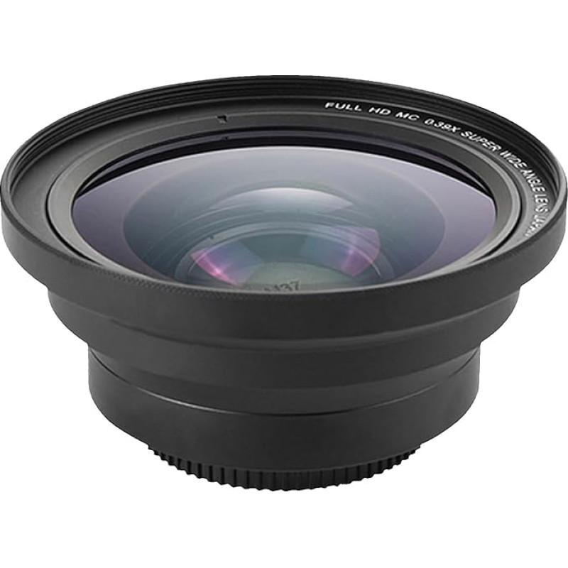 75 mm didelės skiriamosios gebos 0 39x plačiakampio objektyvo makro adapteris fotoaparatams Vaizdo kameros 75 mm filtro sriegis Įrašymo objektyvai Objektyvai Vaizdo kamera