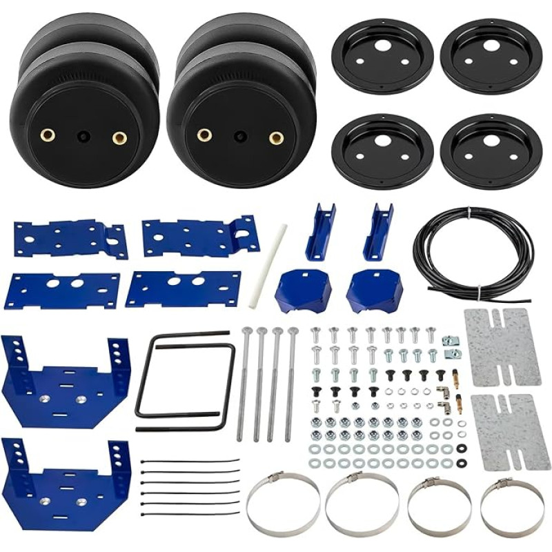 Luftfederung Luftbalg Kompatibel Mit Ford Für F-450 2017-2024, Luftfedertasche, Federtasche Für Die Hinterradaufhängung, Luftfedertasche-Kit, Passend Für Air Helper Spring Leveling Kit