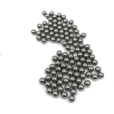 KYUEPONG guolių rutuliukai, plieniniai rutuliukai, 100 vienetų 1-6 mm kietų rutuliukų, 1 2 3 3 4 5 6 mm guolių rutuliukai, tinkami linijiniams kreipiamiesiems rutuliniams sraigtiniams guoliams (1 mm)