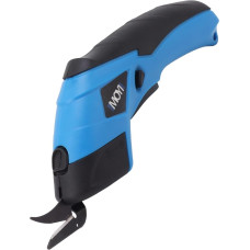 AUNMAS Electric Fabric Scissors, Battery Operated Wireless Rechargeable Hand Scissors, Electric Cutting Scissors Tools for Fabric Carpet (Blue)