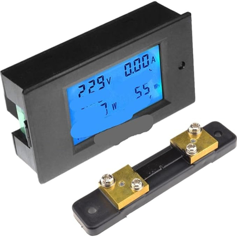 IYNWBJTS 1 STÜCKE DC6.5-100V 0-50A digitalanzeige Voltmeter mit 50A shunt Spannung Strom