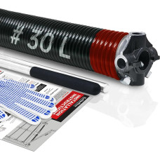 KaiMinDogz Garažo vartų sukimo spyruoklė kairėje pusėje 2