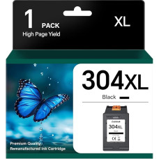304 XL juodos spalvos HP 304 spausdintuvo kasetės, suderinamos su HP 304 XL juodos spalvos kasetėmis, skirtomis Envy 5030 5010 5020 5032 DeskJet 3750 3760 2620 2600 3720 2630 2622 3735 3762 1 vnt.