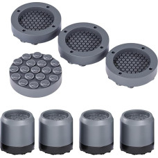 HUAJINGKEJI Antivibraciniai kilimėliai, buitinės technikos skalbyklėms ir šaldytuvams skirti grindų apsaugos padėkliukai stabilumui palaikyti Stambios skalbyklės kojelės, 8 vnt.