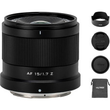 VILTROX AF 15mm F1.7 Lens for Nikon Z-Mount, f/1.7 APS-C Large Aperture Auto Focus Fixed Focal Length Compatible with Nikon Z-Mount Cameras Z5, Z50, Z6, Z6II, Z7, Z7II, ZFC, Z30, Z9, Z8, ZF