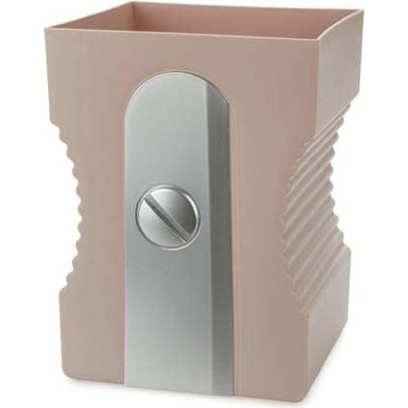 balvi aštriadantė šiukšliadėžė, rožinė, perdirbta šiukšliadėžė, idealus priedas studijoms