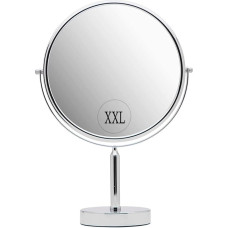 MIRRORVANA XXL Kosmetikspiegel rund, 3-fach Vergrößerung, doppelseitig 3X/1X für Badezimmer und Schminktisch, 28 cm