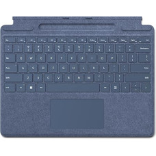 MICROSOFT Surface Pro klaviatūra mėlyna Microsoft dangtelis prievadas QWERTY SPANOL