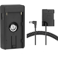 NP-F Battery Adapter Plate with EP-5A EN-EL14 Dummy Battery for NIK0N D5600 D5500 D5100 D5200 D5300 D3200 D3100 D3300 D3400 DF P7800 P7700 DSLR Cameras