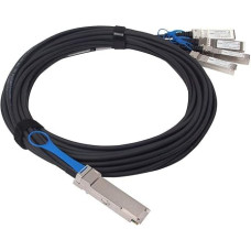 10Gtek 100G QSFP28 į 4X 25G SFP28 DAC Breakout Passive Direct Attach Copper Twinax Cable for Arista CAB-Q-4S-100G-0.5M, 0.5 Metro (1.64ft)