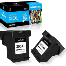 LeciRoba 305XL juodos spalvos spausdintuvo kasetės HP 305 XL 305 spausdintuvo kasetės, skirtos HP Deskjet 2710 2720 2724 4110 4120 4158 Envy serijos 6010 6020 6030 6032 6420 6432 6432 6432 6432 644 75