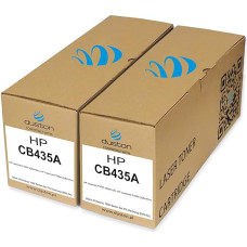 duston 2 x CB435A, 35A juodos spalvos toneris, suderinamas su HP Laserjet P1005 P1006