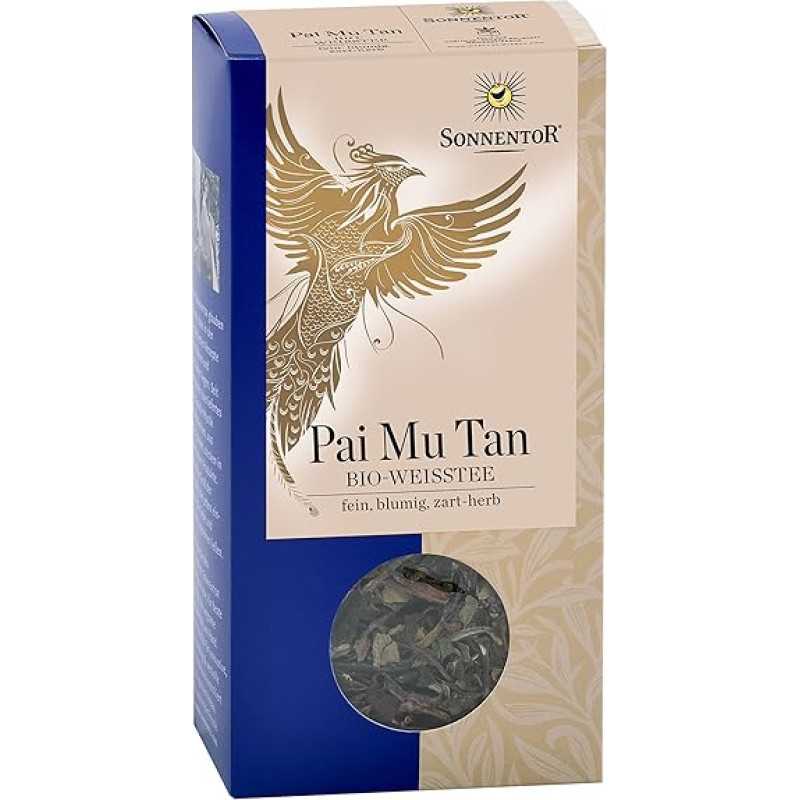 Sonnentor Pai Mu Tan biri baltoji arbata 40 g Ekologiška