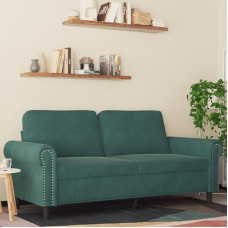2 sėdimų vietų sofa Svetainės kampinė sofa Svetainės kampinė sofa sofa kampinė tamsiai žalia 140 cm aksomas