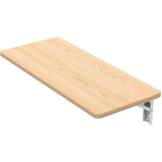 Moderner Klapptisch zur Wandmontage, DIY-Klappschreibtisch, Wandregal, für das Arbeitszimmer, zum Aufstellen auf engstem Raum (Holz, 120 x 40 cm)