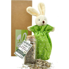 direct&friendly Bunny Salt Gift Set Small Gift (Green - Organic Herbal Salt)