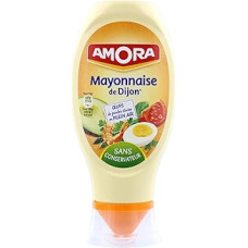 Amora Mayonnaise de Dijon Nature Soft Bottle, 415 g, Pack of 12