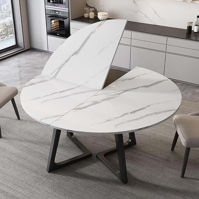 Faltbare runde Tischplatte, Holz, platzsparendes Design, große Tischplatte für Catering und Bankettveranstaltungen, leicht zu verstauen, keine Beine enthalten