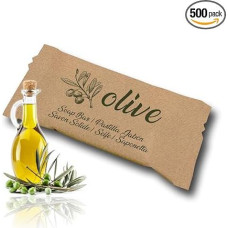 GPQ - Alyvuogių muilo gabalėlis | 500 vienetų x 8 g | Viešbučio įranga | Su alyvuogių aliejumi | Viešbučiams, kaimo namams, apartamentams, kruiziniams laivams, B&B | Pagaminta ES