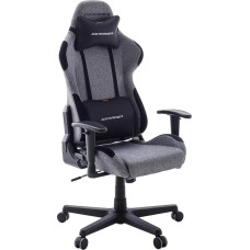 DXRacer 4.2 FD01 L/GN -New- Gaming-/ Büro-/ Schreibtischstuhl, mit Wippfunktion Gaming Stuhl Höhenverstellbarer Drehstuhl PC Stuhl Ergonomischer Chefsessel, grau-schwarz