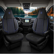 Universalūs automobilio sėdynių užvalkalai nameliams ant ratų ir karavanams - priekinių sėdynių užvalkalas, pagamintas iš 