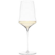 Josephinenhütte® Josephine N°1 White Wine Glass [The Glass for Connoisseurs] - Handmade and Mouth-Blown - Set of 1 for White Wine and Rose - Functional Design for Intense Aroma
