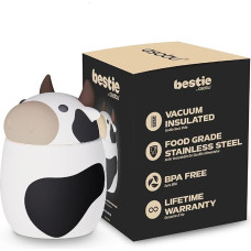 ASOBU BESTIE indelis maistui - vakuuminis izoliuotas nerūdijančio plieno indelis su smagiu silikoniniu dangteliu - išlaiko maistą karštą arba šaltą kelias valandas - idealiai tinka maistui kelionėje