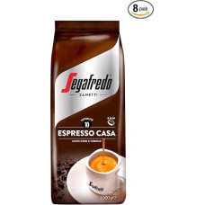 Segafredo Espresso Casa, Coffee Beans, 8000 g (8 x 1 kg)