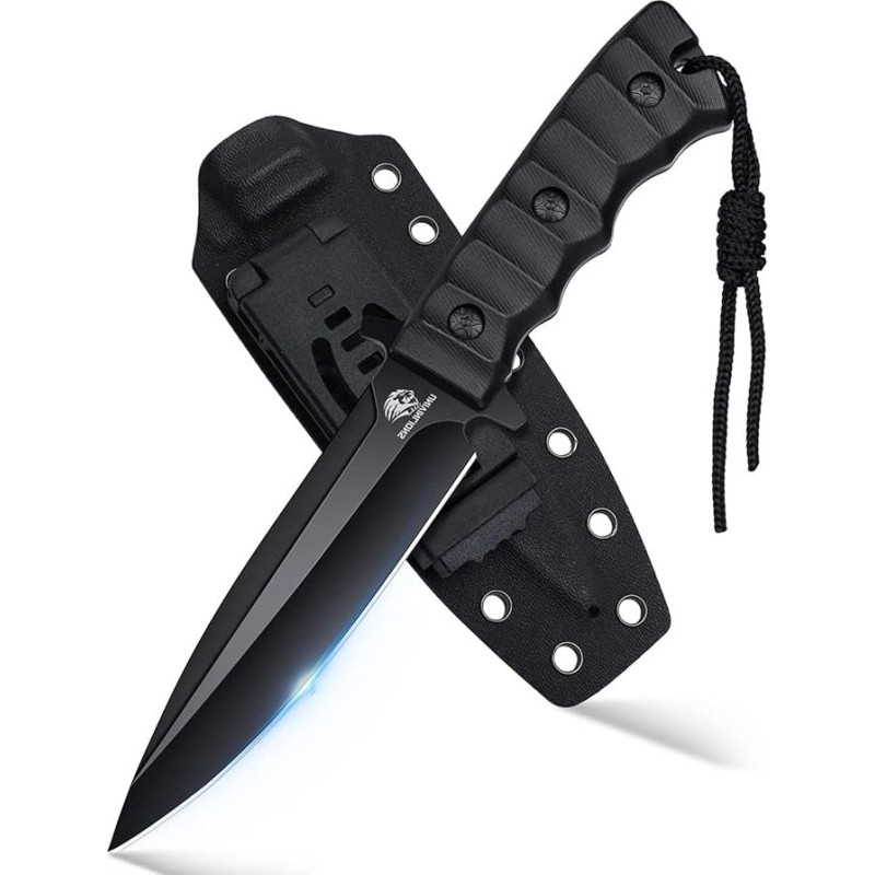 11,5 cm lauko peilis Fiksuoto geležtės diržo peilis Medžioklinis peilis su Kydex apvalkalu Išgyvenimo peilis lauko veiklai