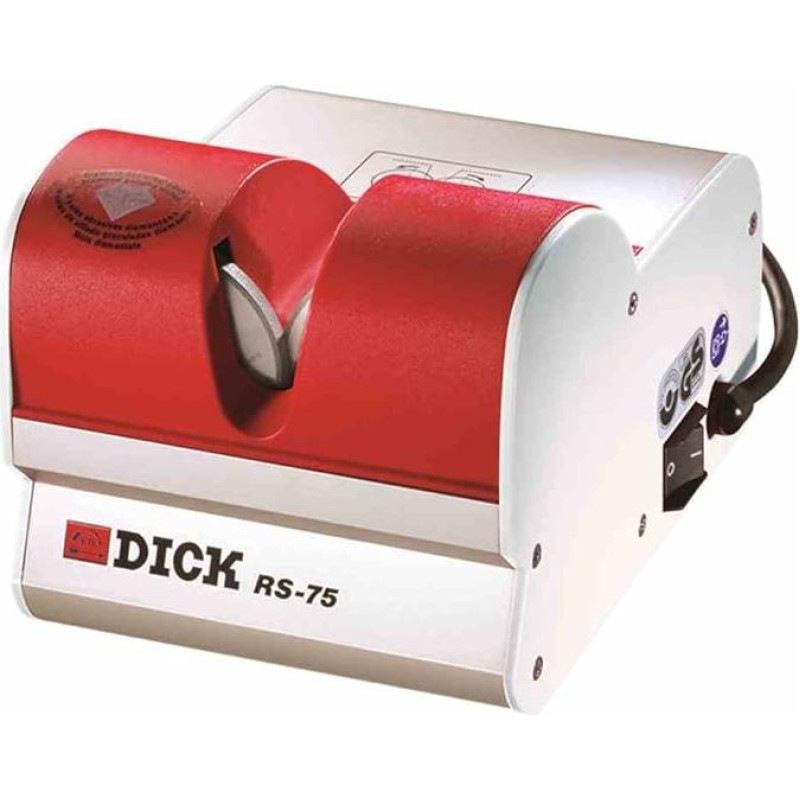F. DICK peilių galąstuvas, traukiklis, RS-75 (75 W, 230 V, tinka parduotuvėms ir viešojo maitinimo įstaigoms) 9806000