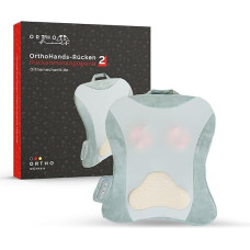 OrthoMechanik Back 2.0 - Wireless Back Massager with Heat | 4D Massage Movement, Ultra Flat & Comfortable for Office & Home