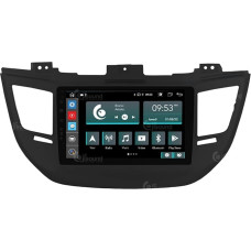 Personalised Car Radio for Hyundai Tucson Black (Standard with Satellite Navigation and Rear View Camera) Android GPS Bluetooth WiFi USB DAB+ Touchscreen 9 Inch 8Core Carplay Android Car