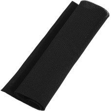 MAGT Speaker Fabric, Dustproof Speaker Cover, Stereo Audio Speaker, Mesh Grill Cloth, 1.4 m x 0.5 m (Black)