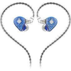 Hidizs MS1-Galaxy Hochleistungs-In-Ear-Monitore mit dynamischem Dual-Magnetkreis-Treiber, blau (OHNE MIC)