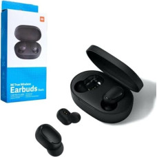 Xiaomi Mi True Wireless Earbuds Basic 2 Headphones, Wireless, Bluetooth 5.0, Sweatproof, IPX4, True Stereo, Bluetooth Headphones with Microphone, Black, Pequeño