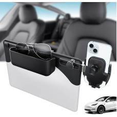 EVAUTO Tesla Phone Holder Screen Phone Mount Mobile Phone Stand for Model 3 Model Y Compatible for 5.5-7.1 Inch Smartphone