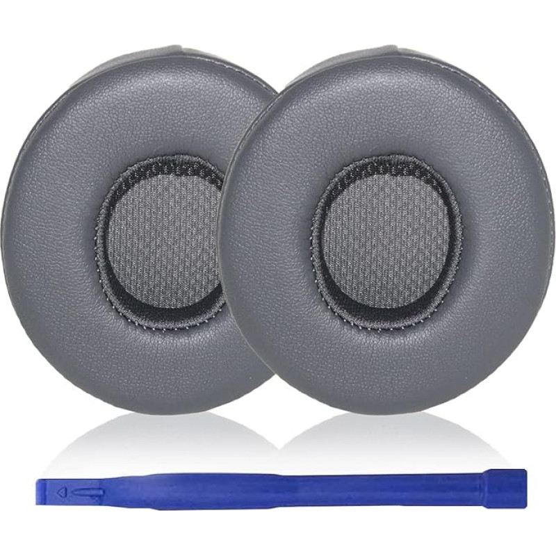 Ear Pads Protein PU Leather Ear Pads Compatible with Beats by Dr. Dre Solo 2.0 Solo3 Wireless On-Ear Headphones (Dark Grey)