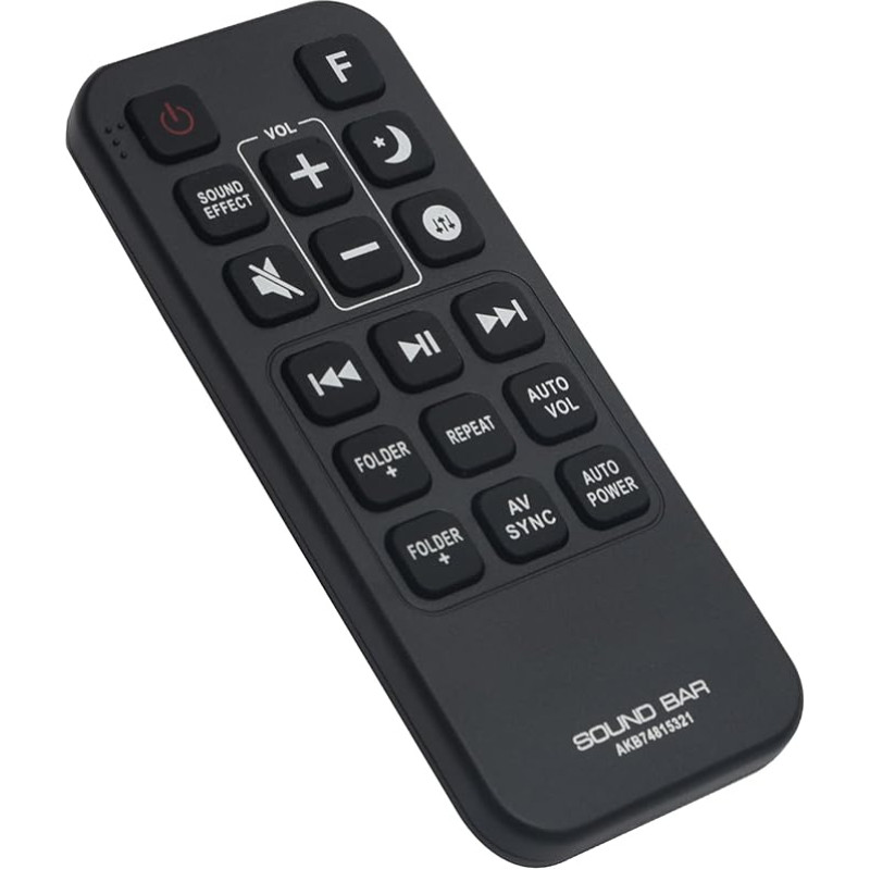 AKB74815321 Replacement Remote Control Fit for LG Soundbar SH5 (SH5, SPH5-W) SH5B (SH5B, SPH5B-W) SJ5 (SJ5, SPJ5-W) SJ5B (SJ5B, SPJ5-W) SJ5Y-S (SJ5Y-S, SPJ5B-W)