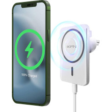 BOFIN, Wireless Charging, Magnetic Car Phone Holder, Compatible with All MagSafe Smartphones (Cable and Charger Included)