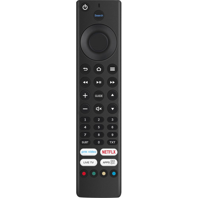 VINABTY Replacement IR Remote Control RM-C3253 Suitable for JVC TV Edition Smart 4K Ultra HD LED TV LT-55CF810 LT-50CF810 LT-43CF810, NO Voice Func