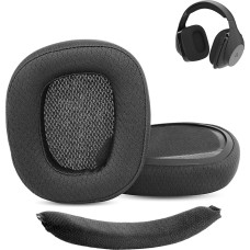 XRHTONG Breathable Ear Pads + Headband Replacement Compatible with Logitech G533 Gaming Headset Ear Pads and Headband Padding (Breathable Fabric/High Quality Foam)