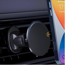 eleror Fit for MagSafe Car Mount - [Upgraded Magnetic Hold] Magnetic Air Vent Phone Holder, TD200 Strong Hold for iPhone 15/14/13/12 Series, Slim Design