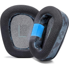 WC Freeze G935 / G933 - Cooling Gel Ear Pads Compatible with Logitech G935 / G933 / G533 / G430 / G432 / G433 and More Models of Wicked Cushions | Black Camo