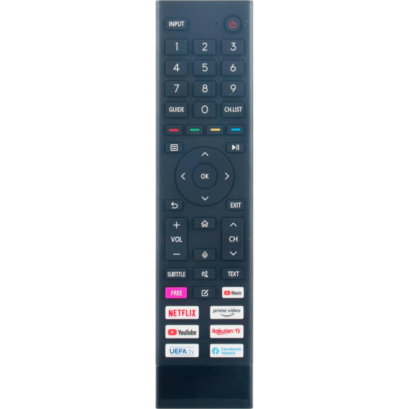 AULCMEET ERF3B80H Replacement Voice Remote Control Compatible with Hisense 4K OLED Smart TV 65A6GG 50A70GQ ERF3C80H ERF3D80H, ERF3E80H, ERF3H80H, ERF3I80H, ERF3A80