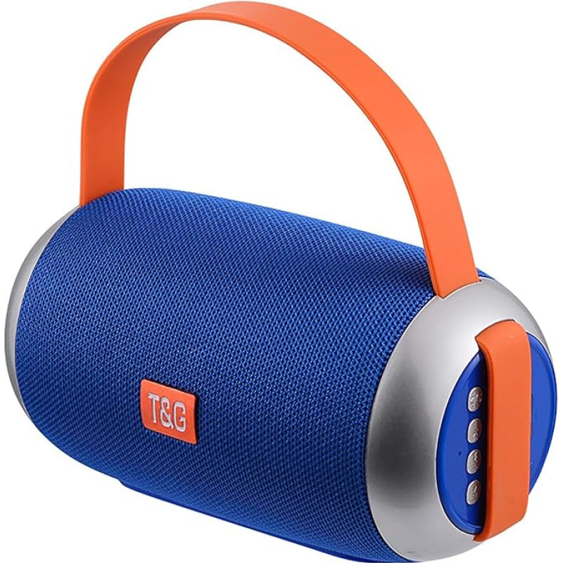 Speaker Bluetooth Rechargeable 10W Speaker WiFi Waterproof Radio TG112 (Blue)